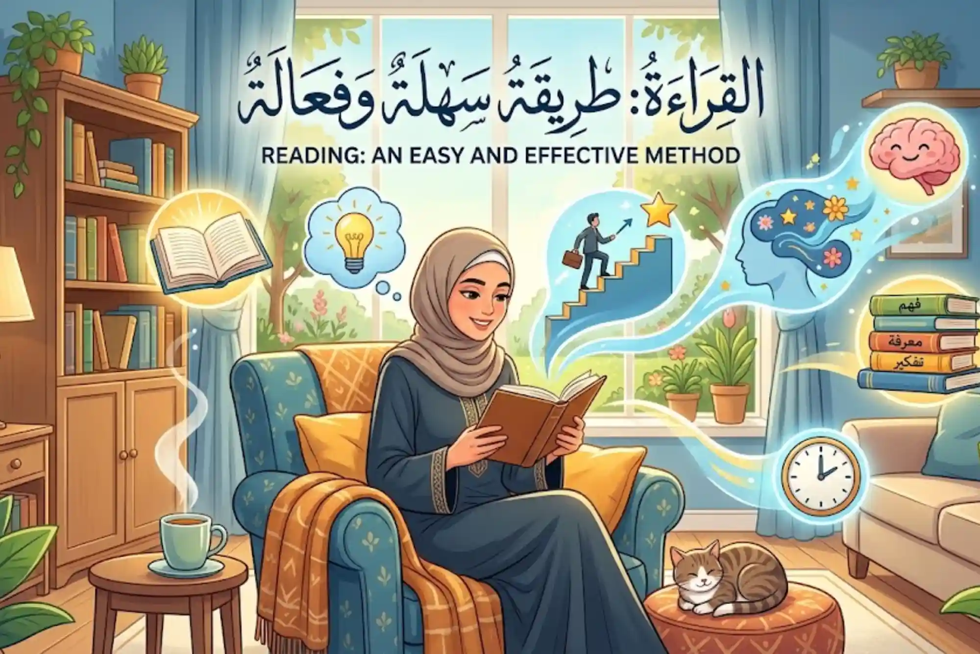 القراءة طريقة سهلة وفعالة