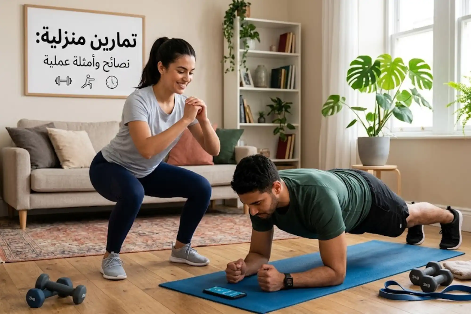 تمارين منزلية نصائح وأمثلة عملية